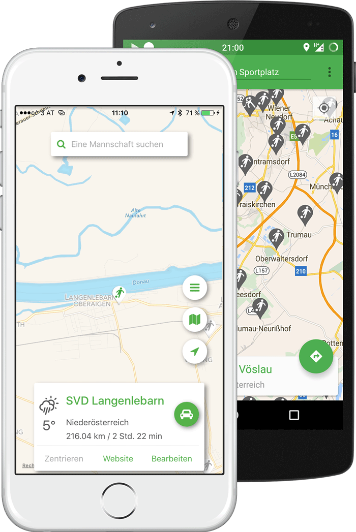 Hauptansicht FIMPL Android und iOS